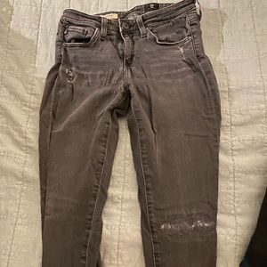 AG Jean Stevie ankle slim straight ankle jeans.